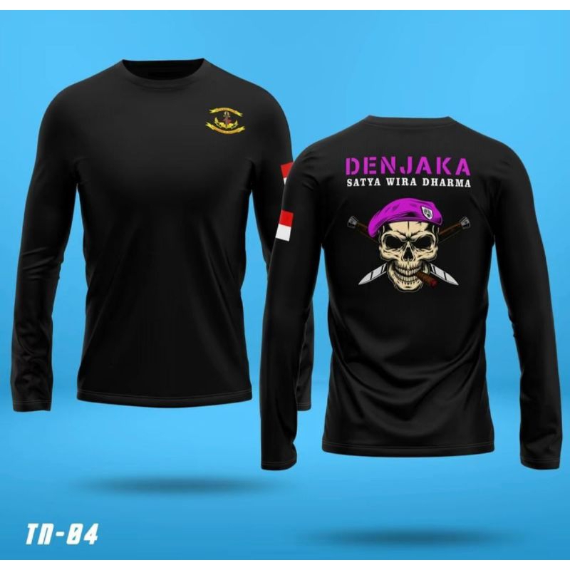 KAOS TANGAN PANJANG TNI DENJAKA TENGKORAK