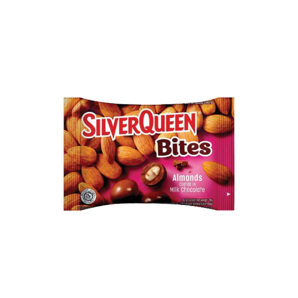 

Silverqueen bites chocolate almond 30 gram