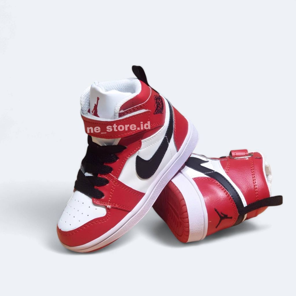 Sepatu anak jordan merah putih chicago sepatu anak laki laki sneakers kids