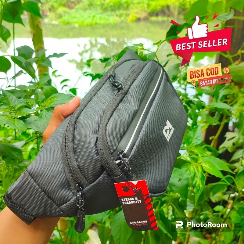 DM Dwanmis || Waistbag Sling Bag Tas Pinggang Pria Wanita