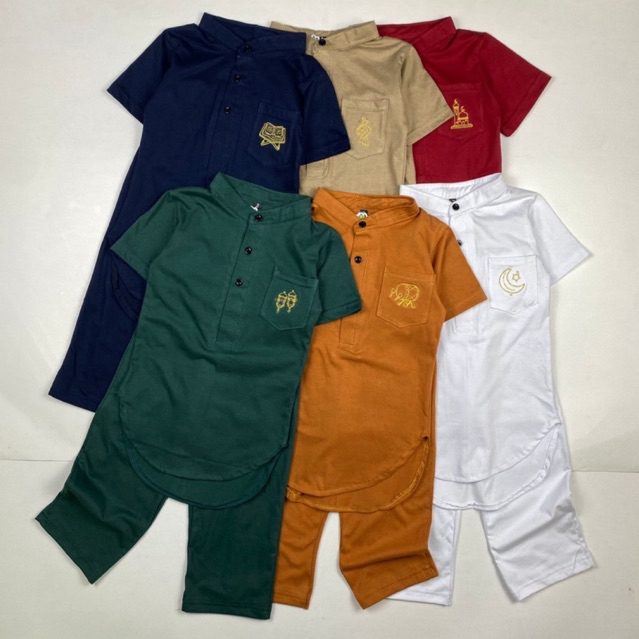 Set koko pocket bordir 246810 pineapple kids