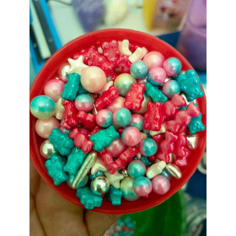 

Spikel/Sprinkle Teddy bear mix 10gr (FOODGRADE/BISA DIMAKAN)