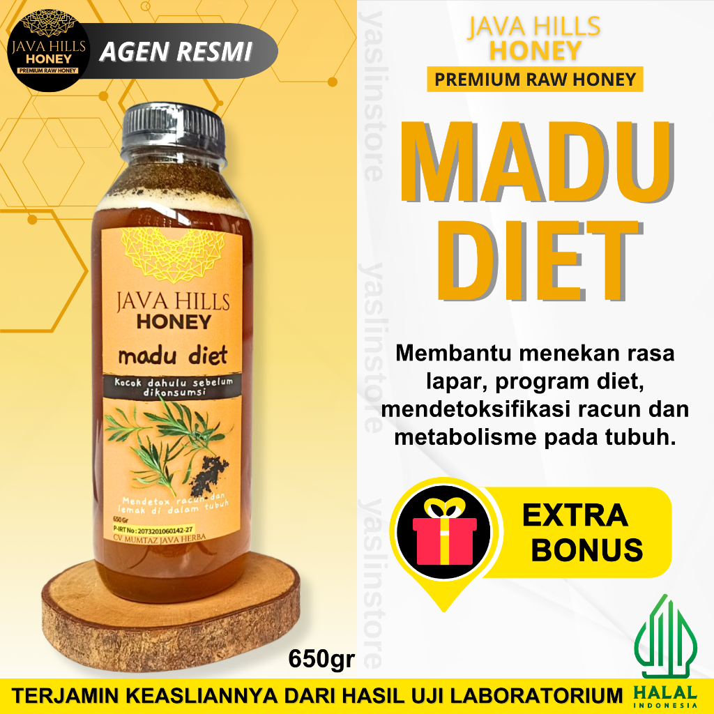 

MUMTAZ MADU DIET SEHAT JAVA HILLS HONEY 650 gram