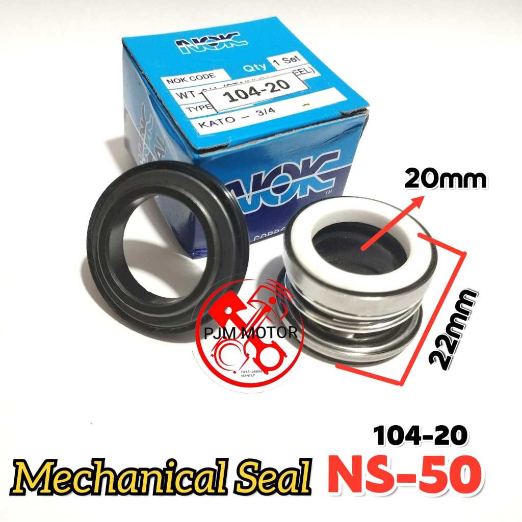 Mechanical seal Sil karet Mesin Pompa air Irigasi sawah Ns50 Ns80 Ns100 2 3 4 in inci inchi