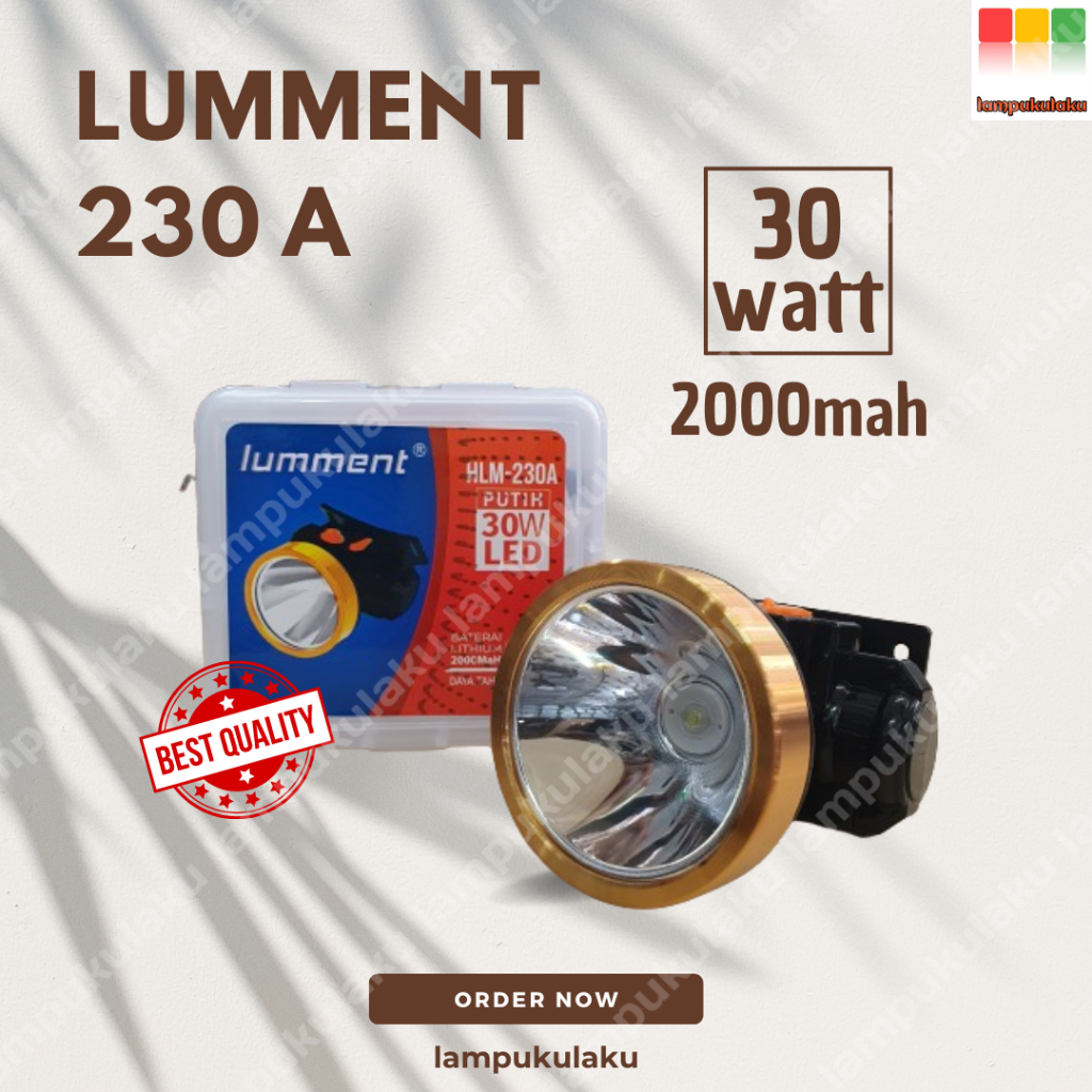 Senter Kepala Headlamp - LUMMENT 230 A