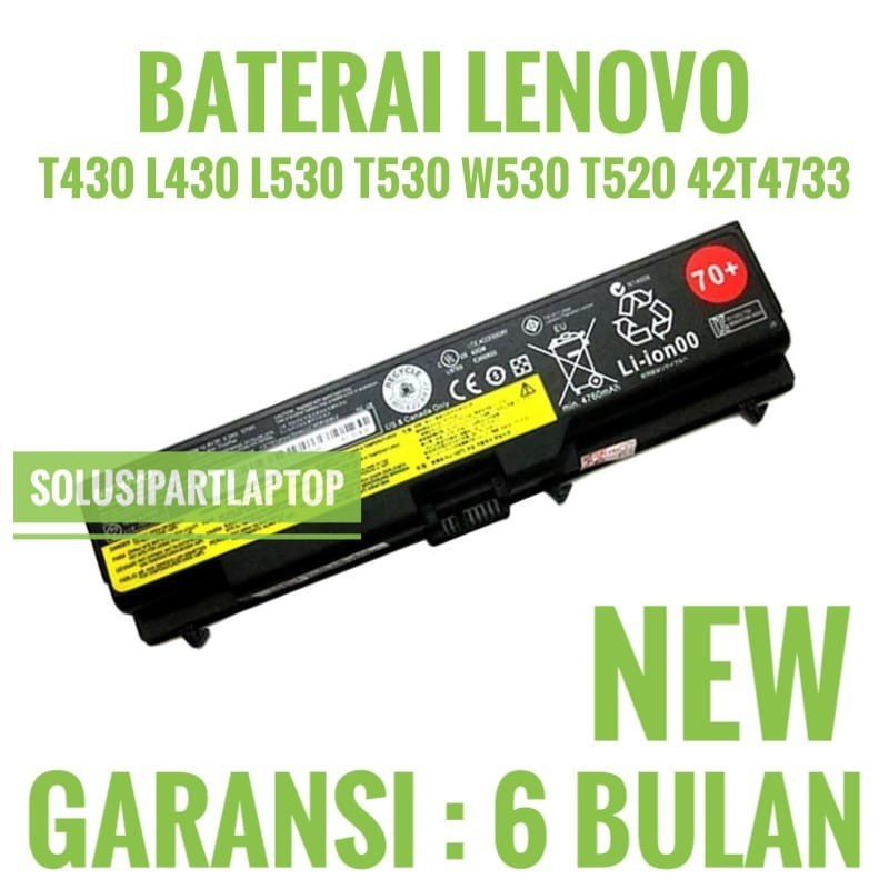 Baterai  Lenovo Thinkpad T430 T530 W530 L530 L430 T520