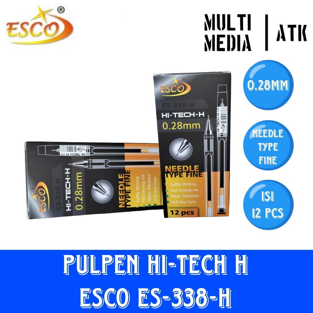 

PEN HI-TECH ESCO ES-338-H / PULPEN HITECH-H 0.28mm