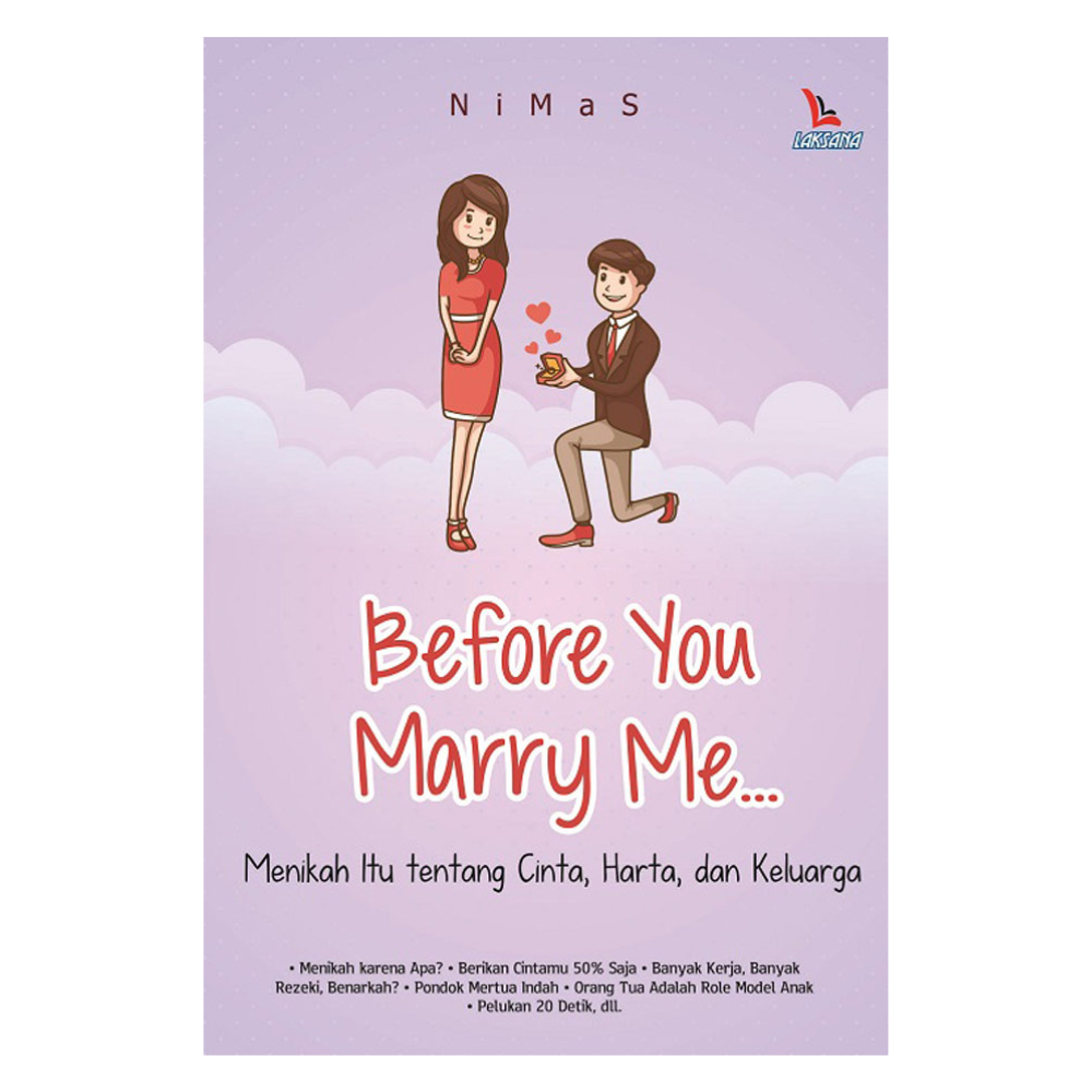 BK - BUKU BEFORE YOU MARRY ME...
