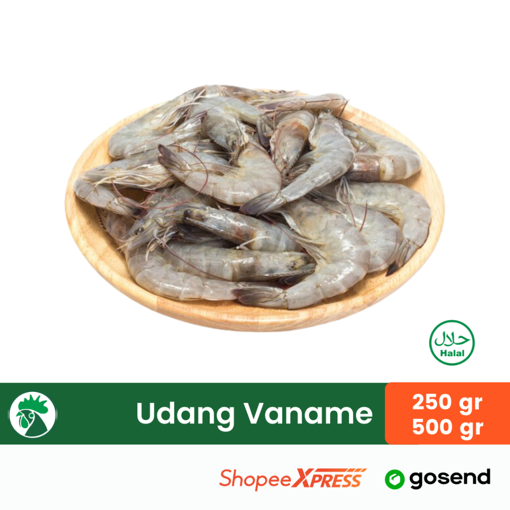 

Udang Vaname Ukuran Besar Sedang Kecil