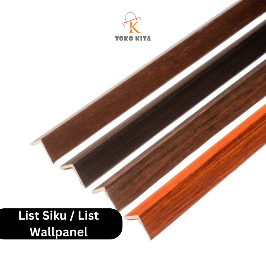 LIST SUDUT SIKU L WPC WALLPANEL / LIST PENUTUP WPC / LIST PENUTUP SUDUT TANGGA BAHAN WPC