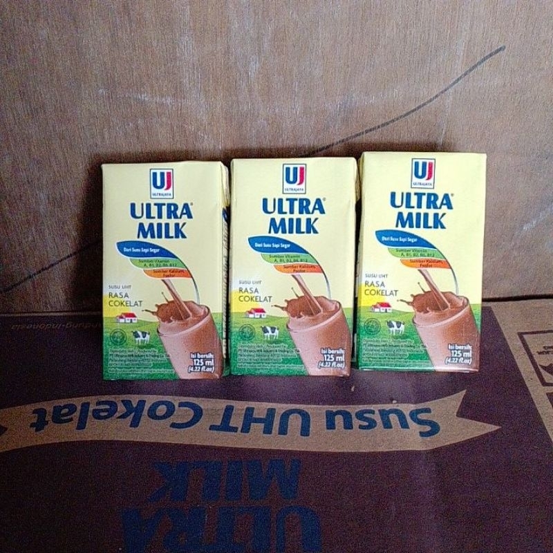 ultra milk/susu kotak ~ 125 ml