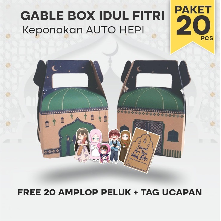 

Gable box beduk hampers lebaran hari raya idul fitri kekinian dan trendy