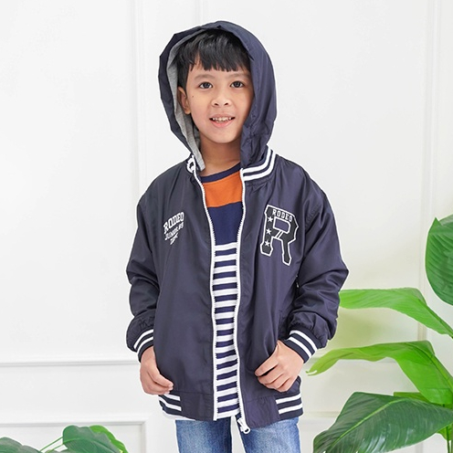 Jacket/ Jaket Anak Laki/ Rodeo Junior Navy Jacket With Hoodie