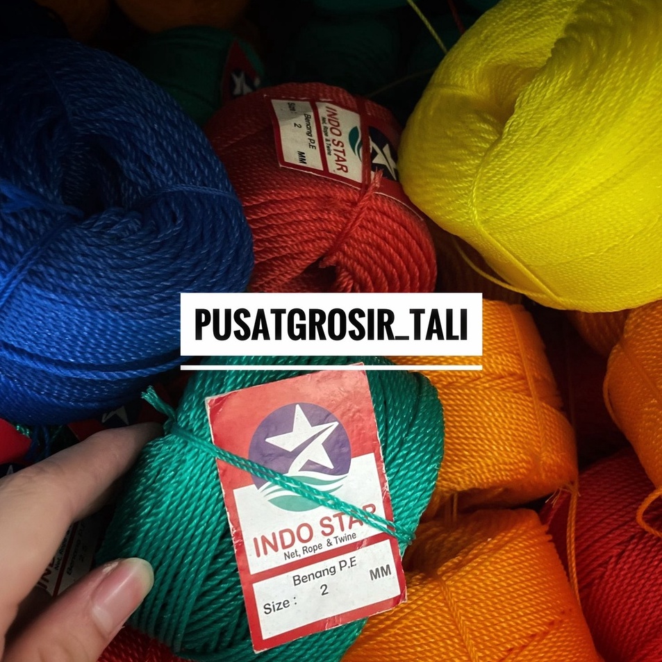 

9k Terbaru Tali Tambang Kecil 2mm Tambang PE 2 mm 1 METER MURAH M49