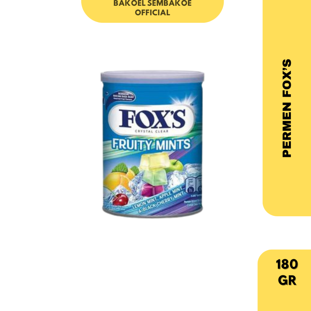 

Fox's Permen Fruity Mints 180gr