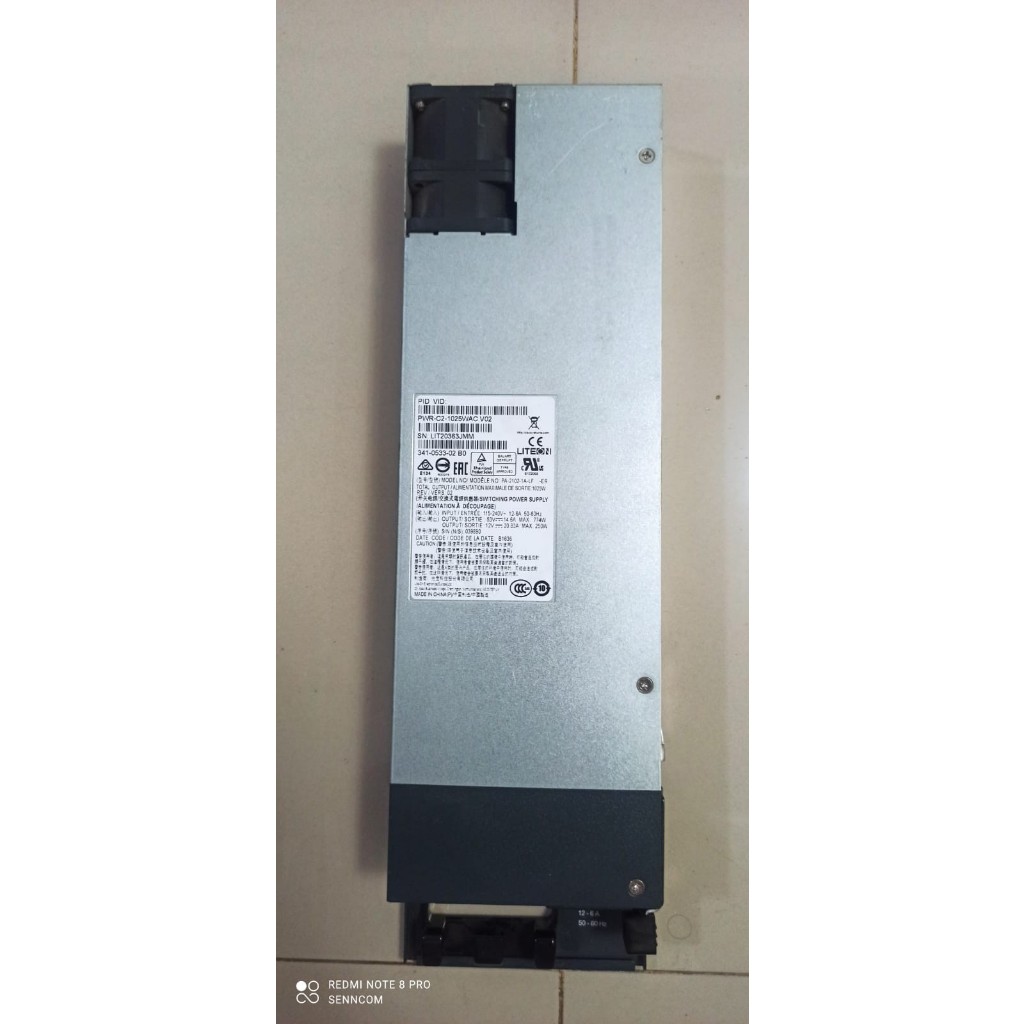Power Supply Cisco Catalyst 1025W- for 3650 2960XR-PWR-C2-1025WAC