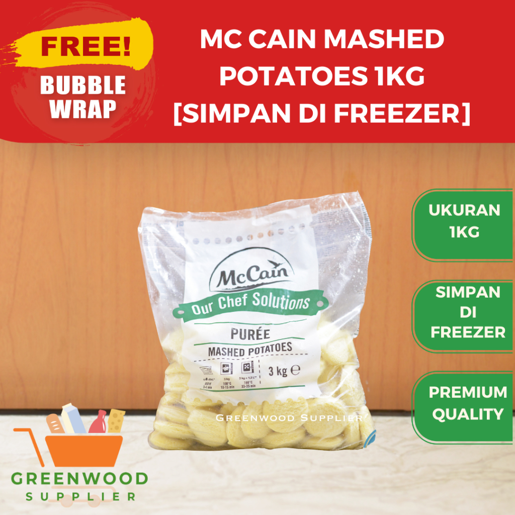

McCain Mashed Potatoes [PREMIUM GRADE] - 1KG