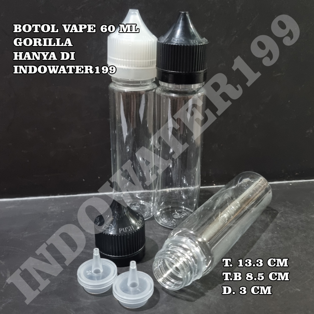 BOTOL TETES 60 ML VAPE CHUBBY GORILLA