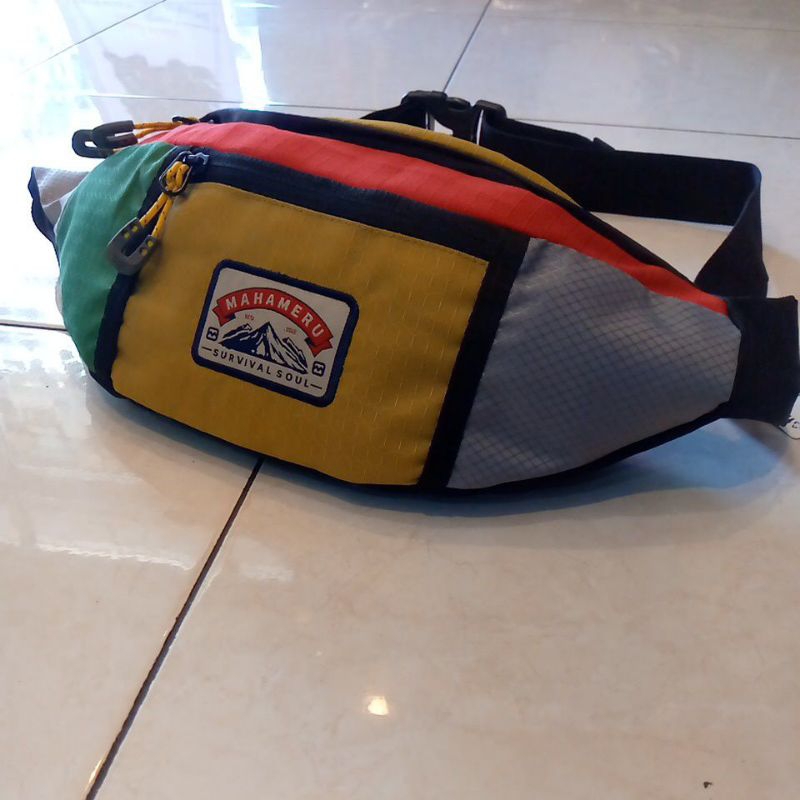 Tas Slempang Pria Waist Bag Mahameru WBM 033 Tas Pinggang Slempang