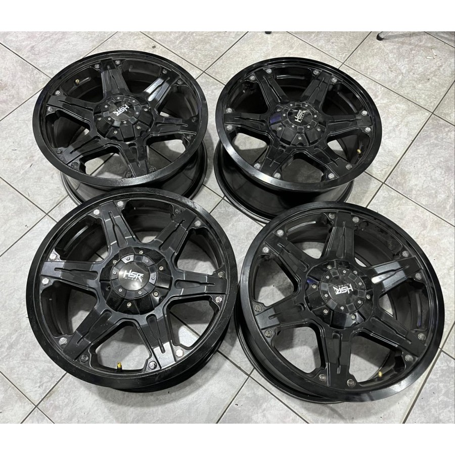 Velg Mobil Bekas Ring 18 Lubang 5 HELLO HSR R18X8,5 10X100-114,3 ET42