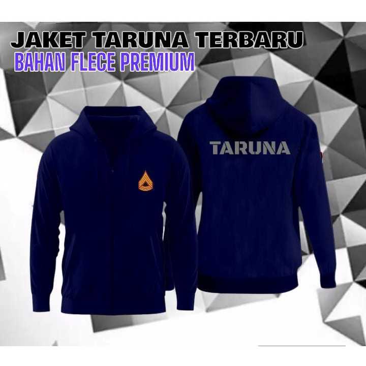 jaket taruna Terbaru / Jaket resleting Taruna / bahan flece bisa cod