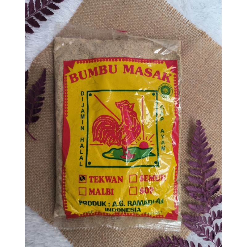 

Bubuk Tekwan Cap Ayam Jago 225 gr