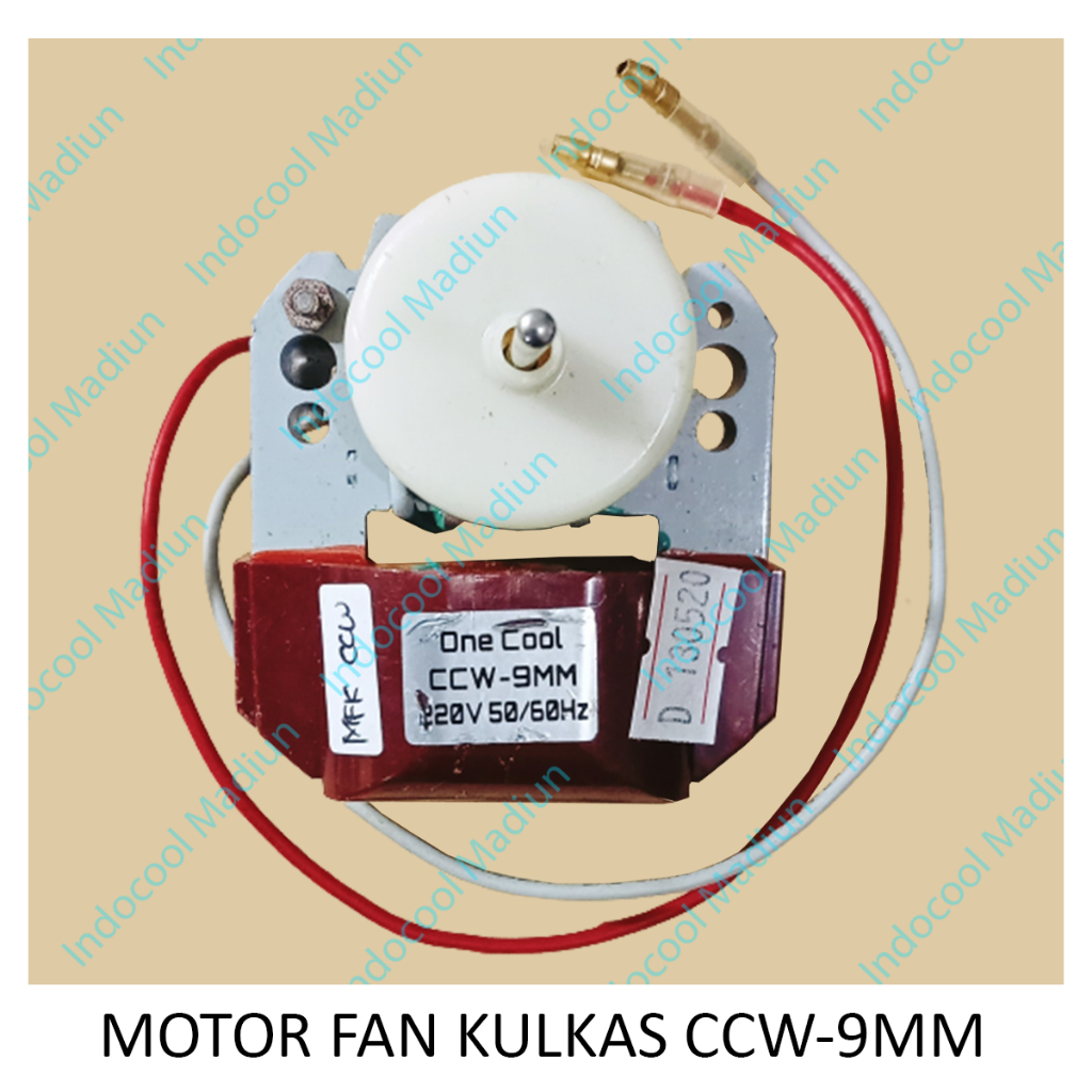 MFKCCW DINAMO MOTOR FAN KULKAS/FAN MOTOR KULKAS/MOTOR FAN KULKAS CCW-9MM
