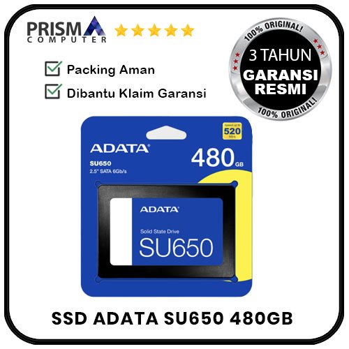 SSD ADATA SU650 480GB INTERNAL 2.5" SATA III