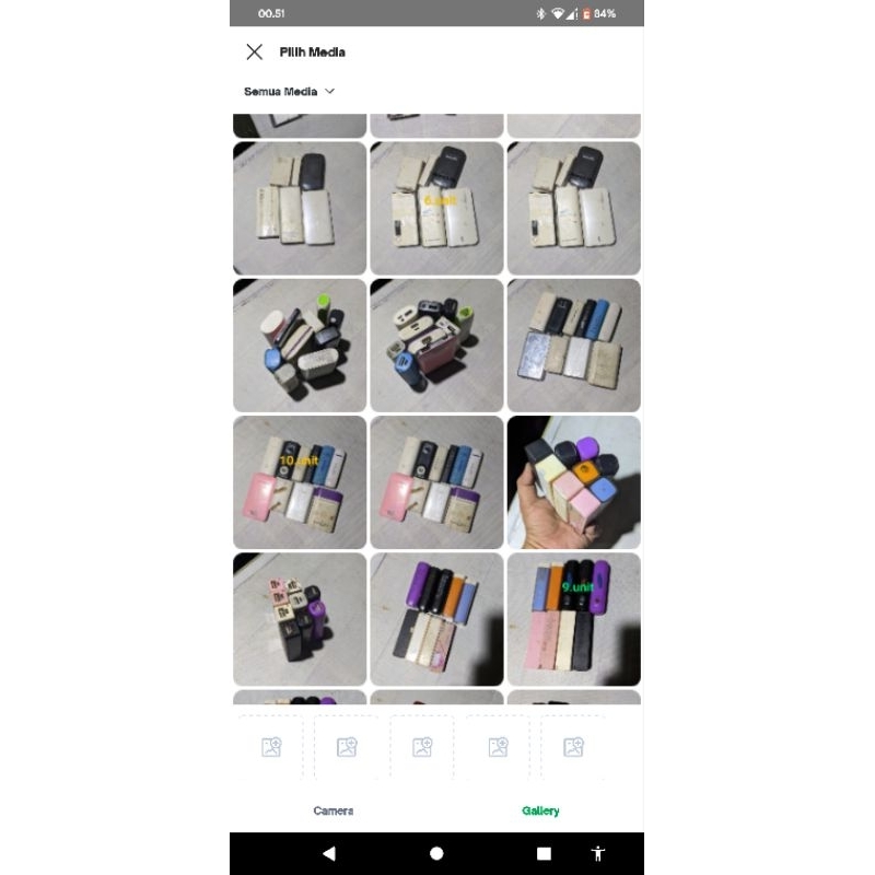 powerbank rusak 32 unit borongan