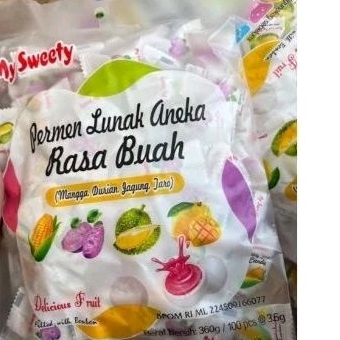 

permen lunak rasa buah