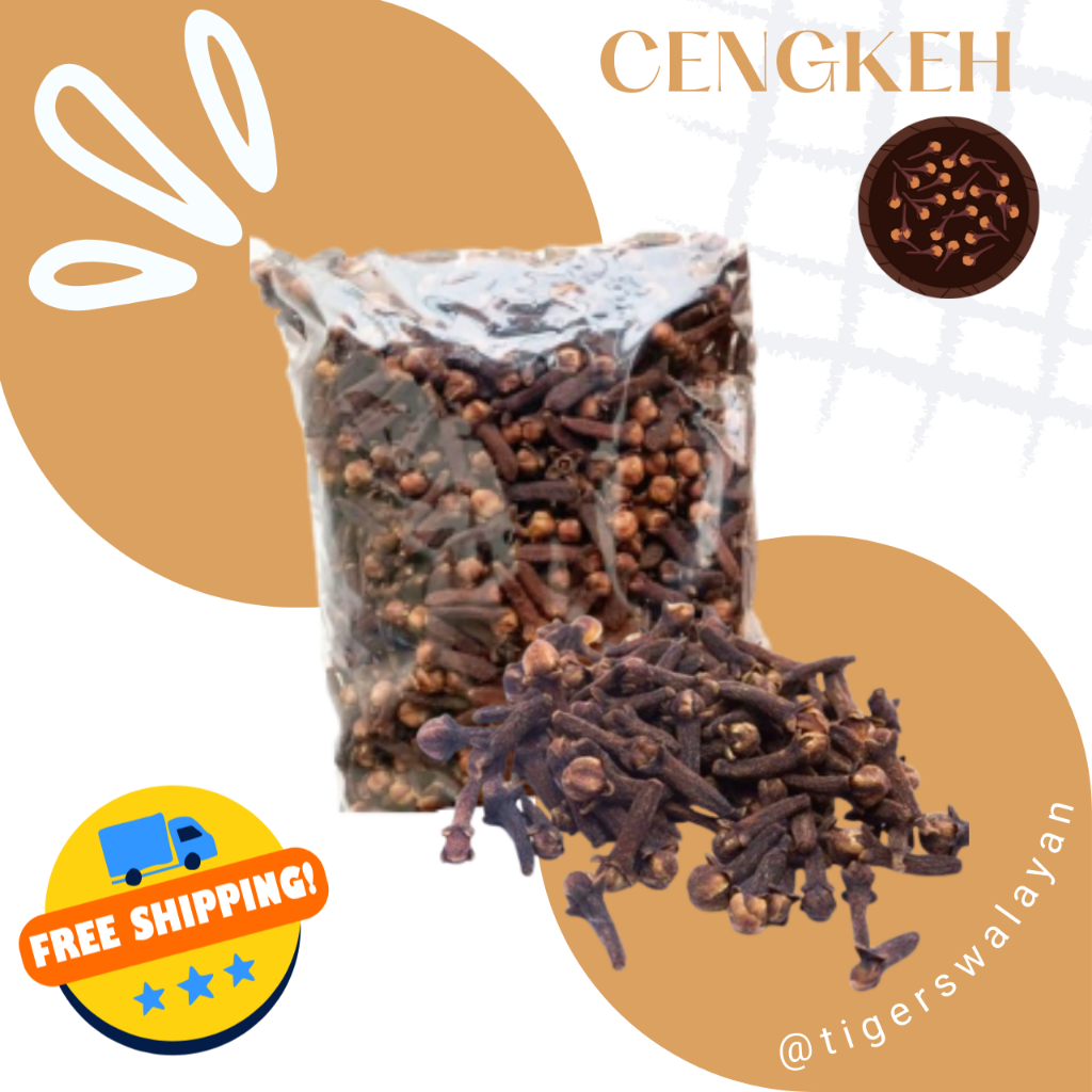 

READY CENGKEH KERING / CENGKEH COKLAT / DRIED CLOVE TERBAIK !!!!