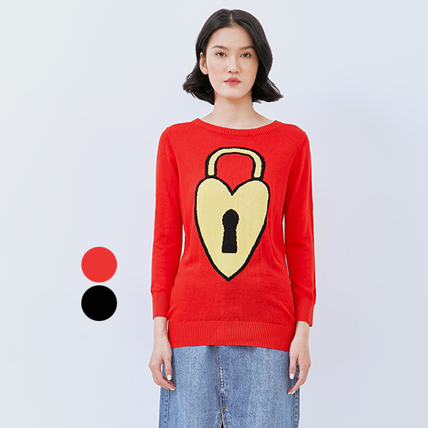 ODIVA Fante Kaos Rajut Lengan Panjang