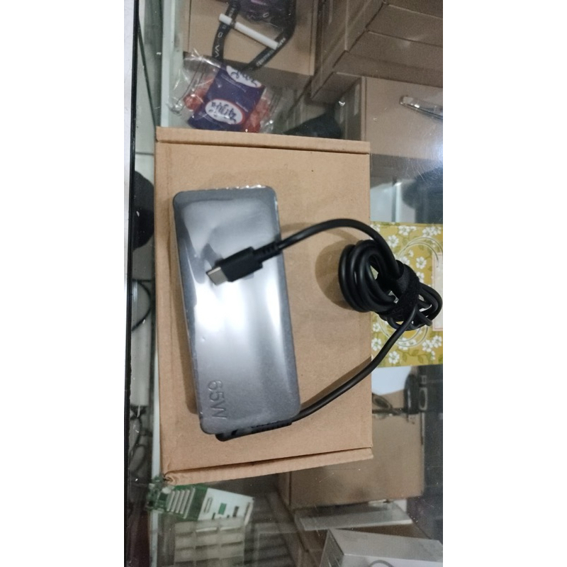 charger lenovo type c 65W original