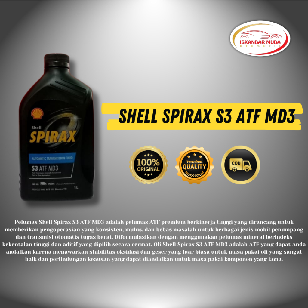 Shell Spirax S3 ATF MD3 Berkualitas