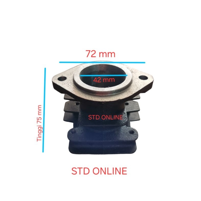 Mtx125 cylinder blok kompresor (42MM) Blok kompresor 1hp MTX 125