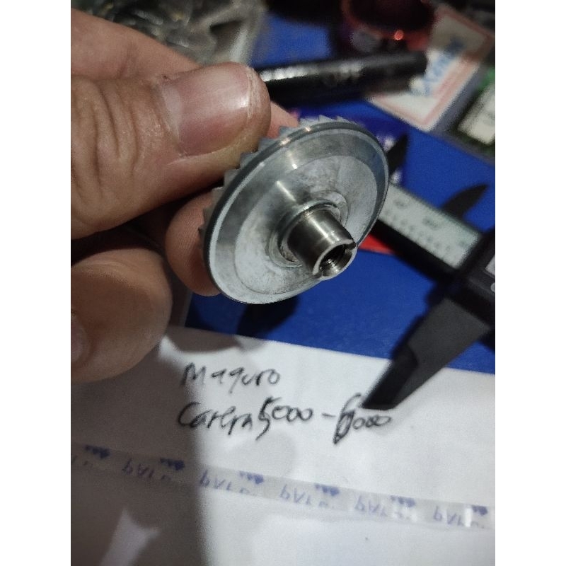 main gear drive gear asli reel maguro carrera original