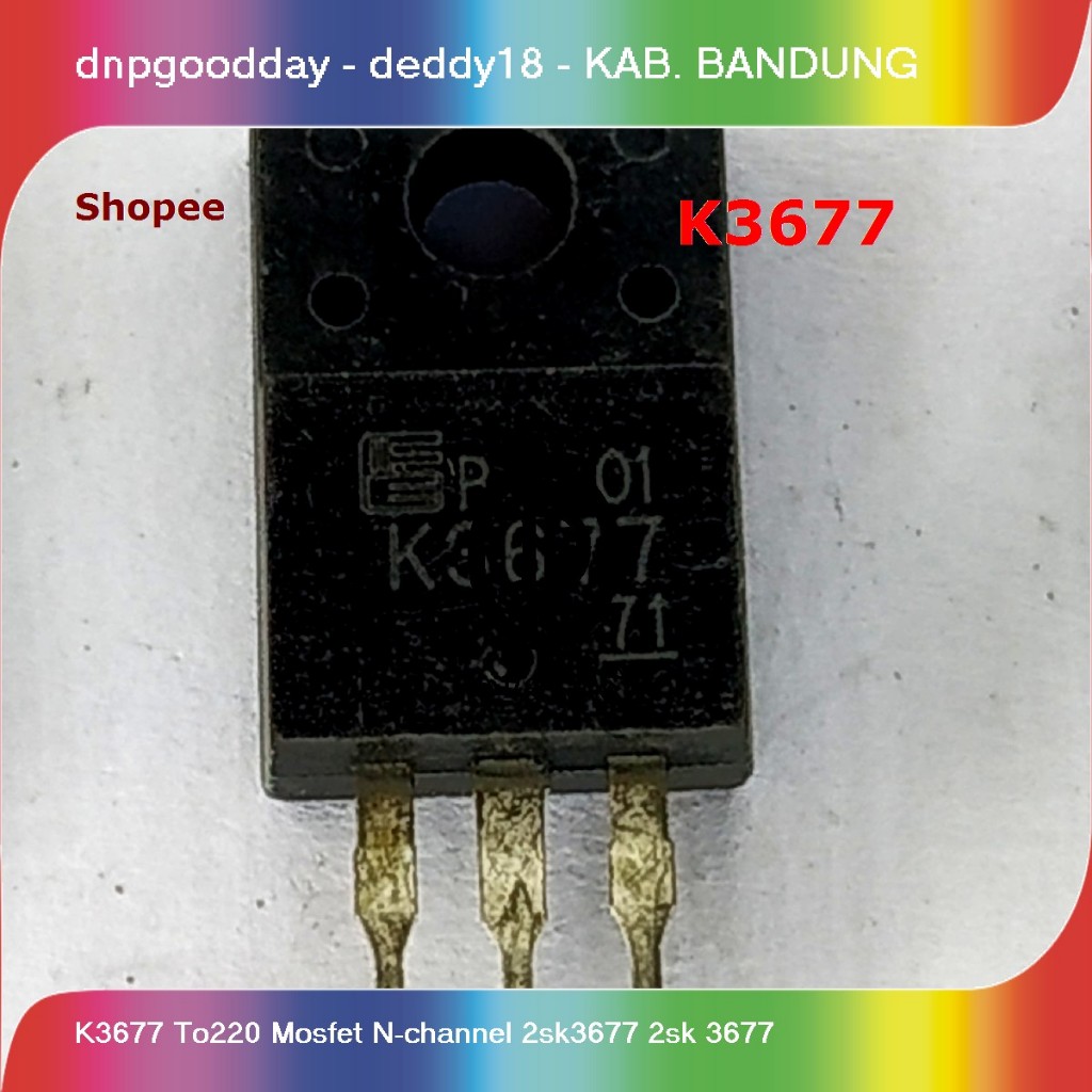 k3677 to220 mosfet n-channel 2sk3677 2sk 3677