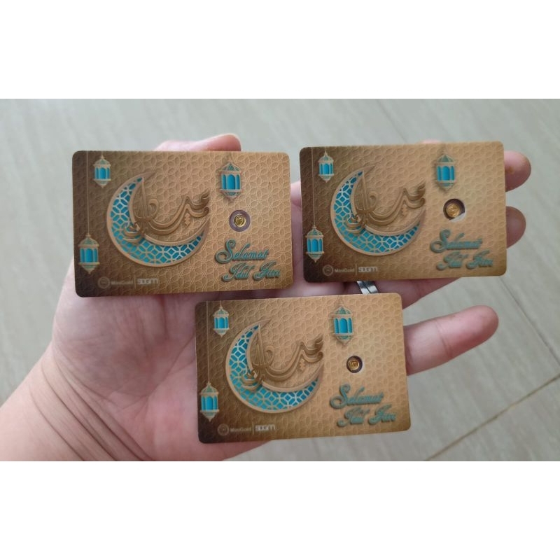 [KUMPULKAN 0.025  X 20 BISA UPGRADE 0.5 GRAM]EMAS MICRO GOLD GRAMASI 0,025 GRAM  MINI GOLD GALERI 24