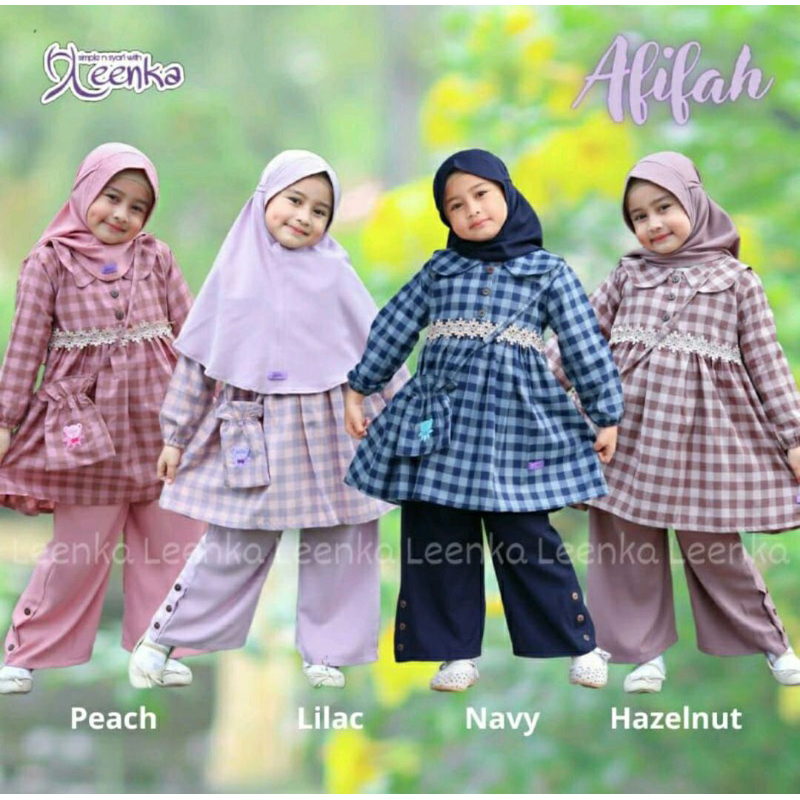 One Set Afifah By Leenka