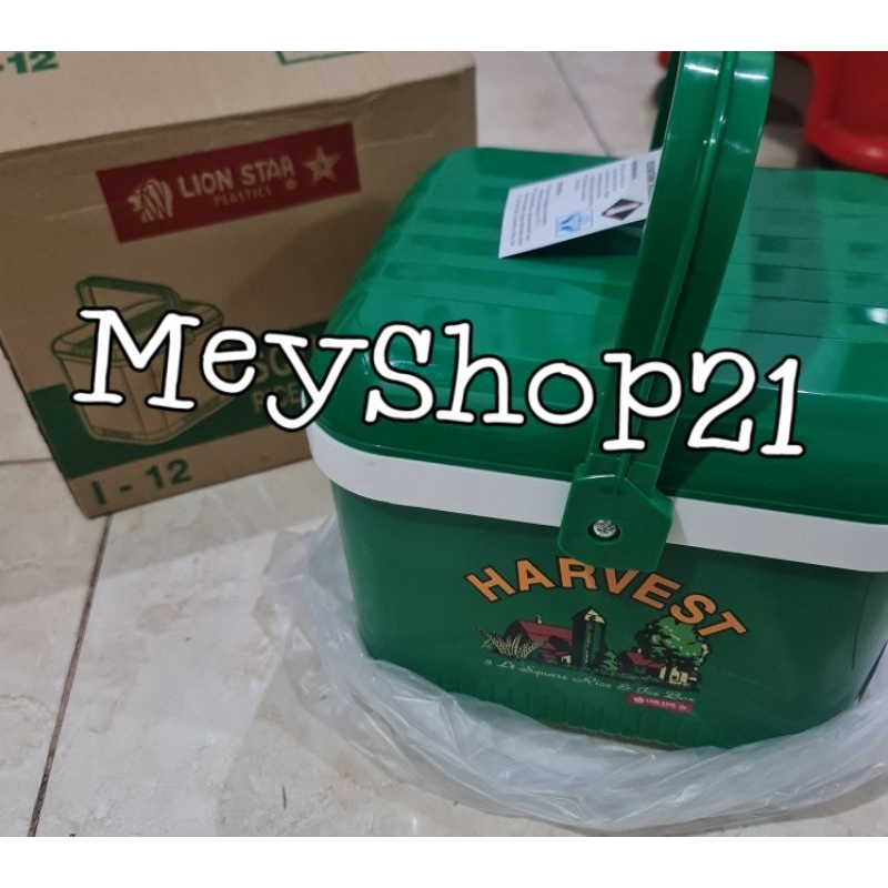 Rice/ice box lion star 5 liter/Termos nasi, es Lion star I-12 5 liter (hijau, merah, biru)/Termos es