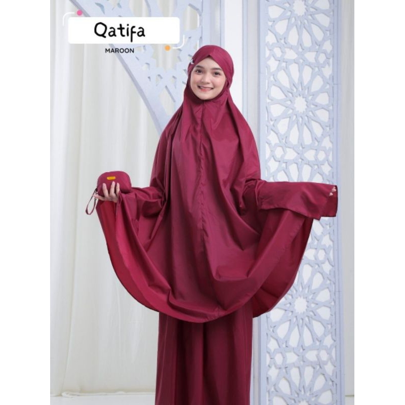 Mukena Qatifa || Mukena 3in1 Jumbo || Mukena Traveling