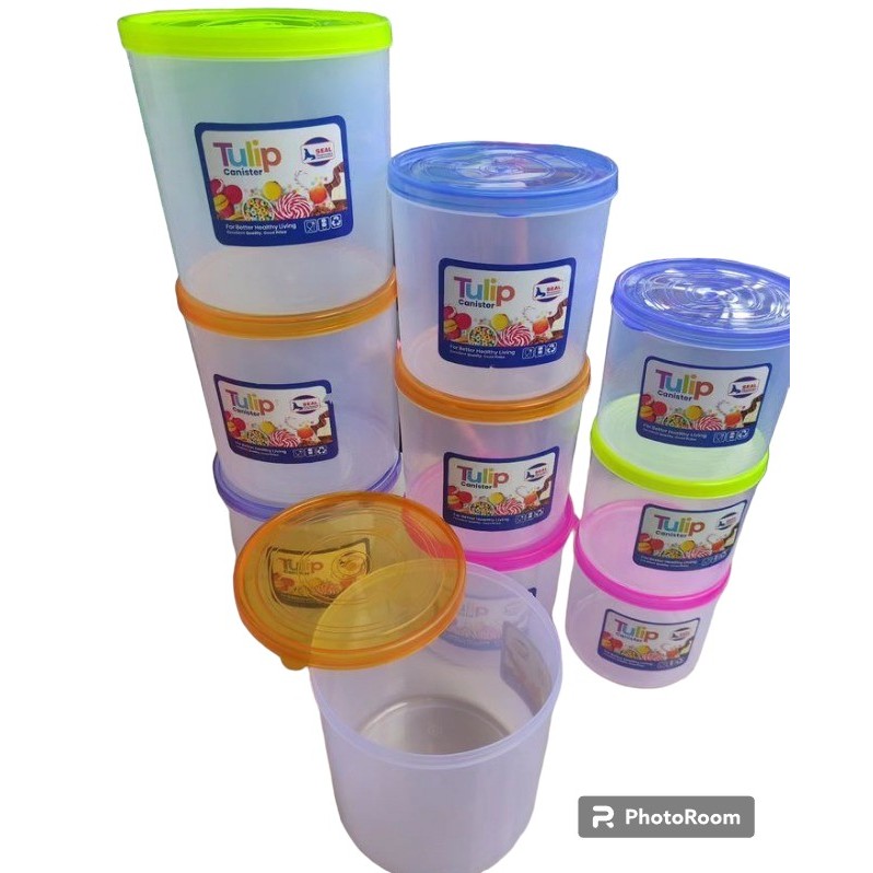 Toples tulip canistar warna tutup erat