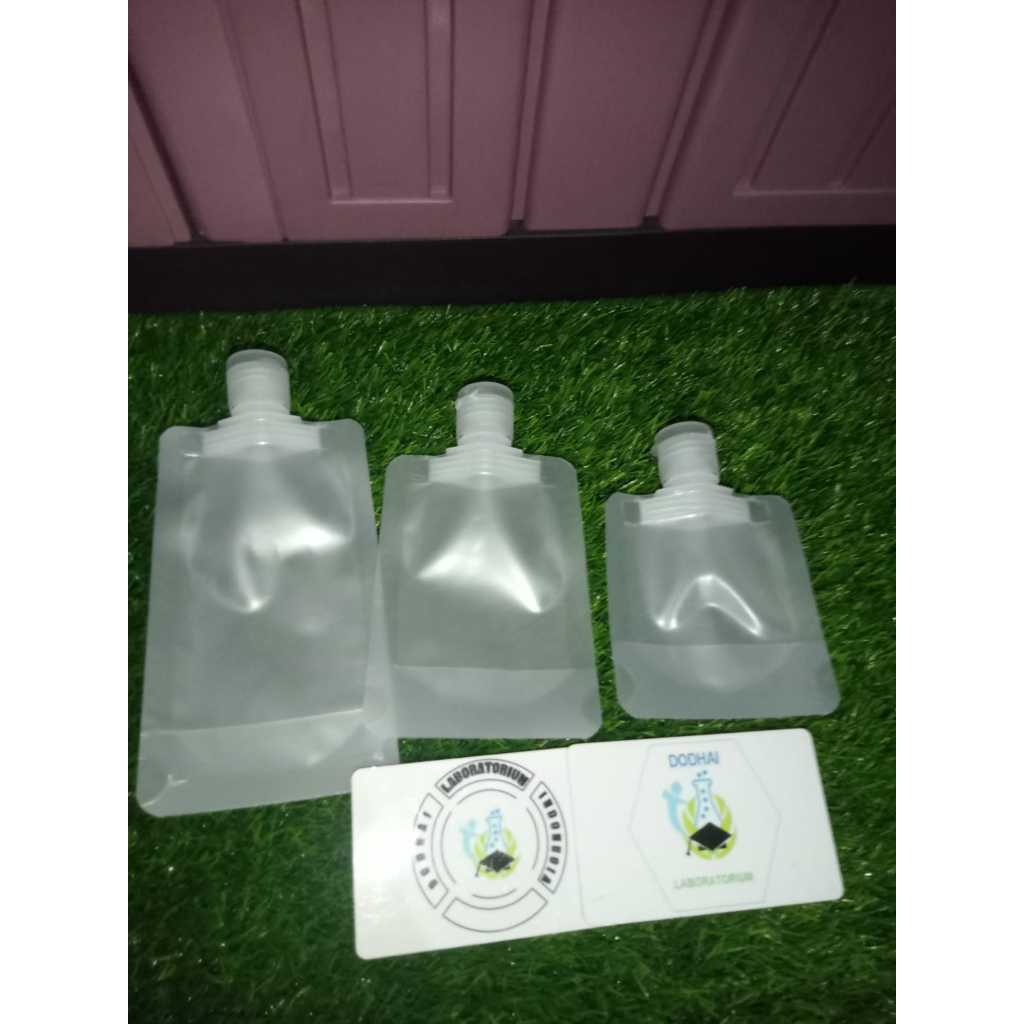Pouch Kosong Refill Travel, Wadah Sabun, Shampo, Lotion, 30 ml