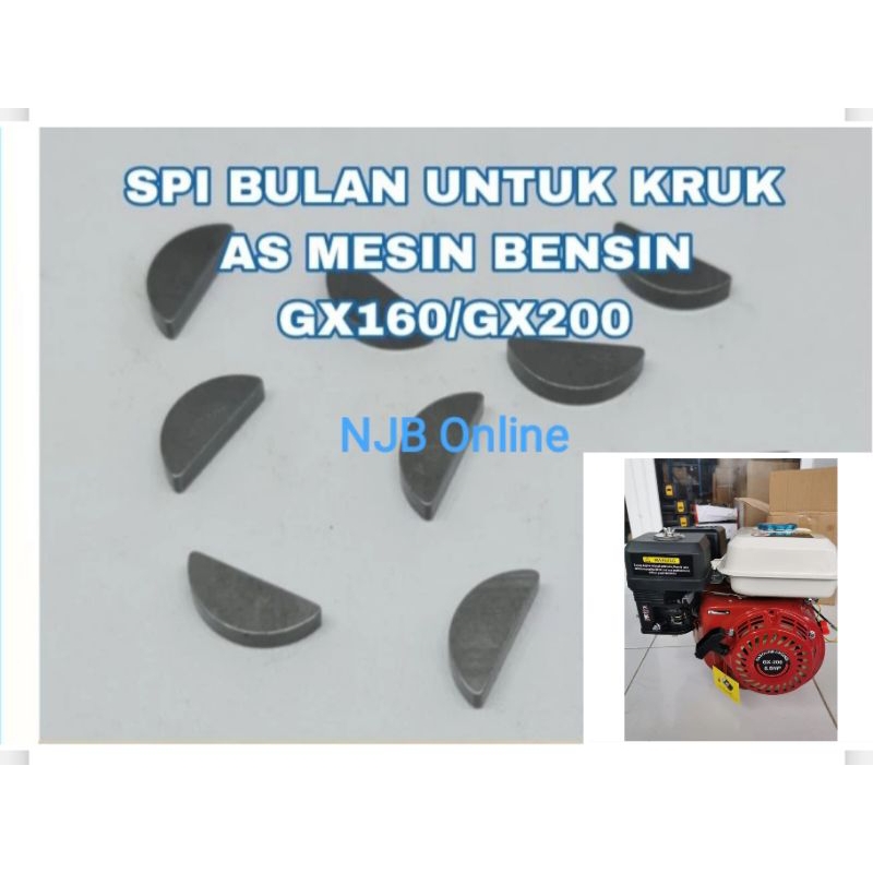 Spi Bulan As Kruk As Krek Mesin GX160/GX200