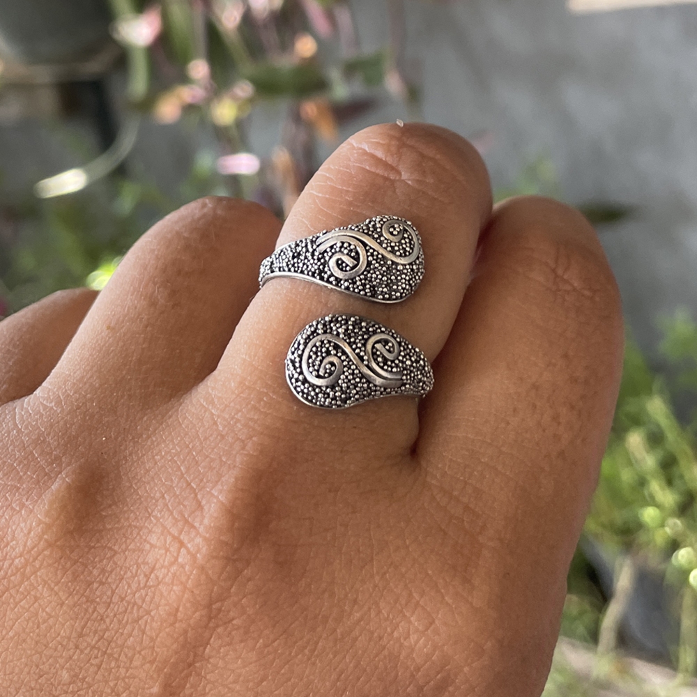 Cincin Ring Perak silver Bali Jawan Asli 925 Pria Wanita Custom Universal