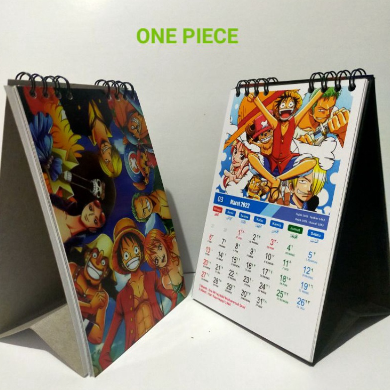 

Produk Kalender anime one piecekalender mejakalender duduk 223 1