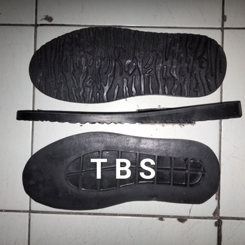 outsole ( KAL ) alas sepatu model vibram hitam