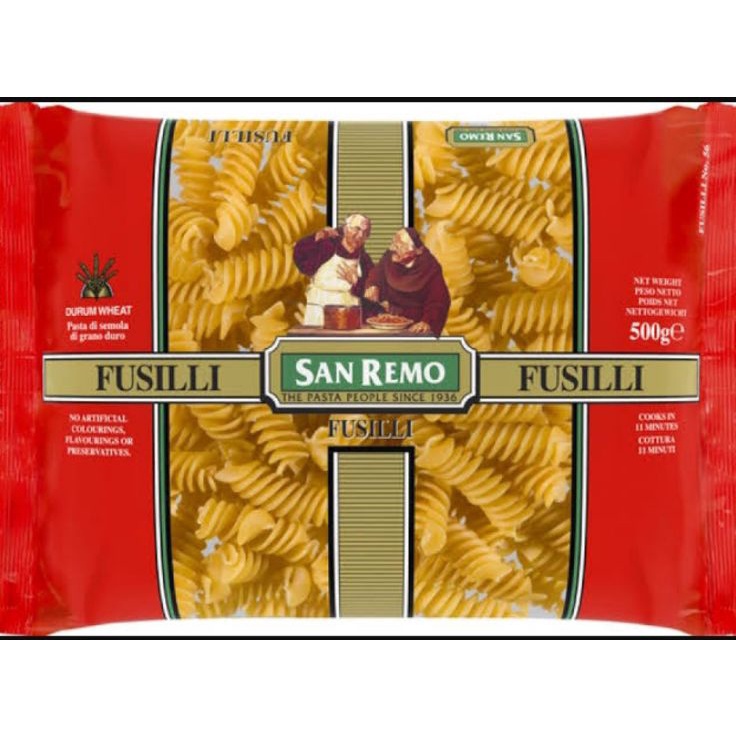 

GROSIR PASTA FUSILLI SAN REMO 5gr