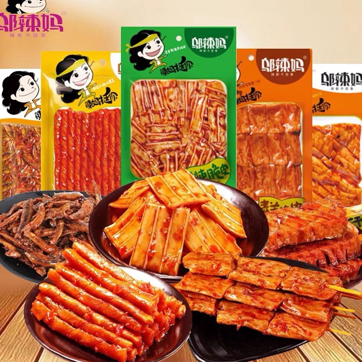 

GROSIR Wulama Spicy Gluten Wulama Latiao 1g Vegetarian Bean Rolls Vegetarian Bean Steak