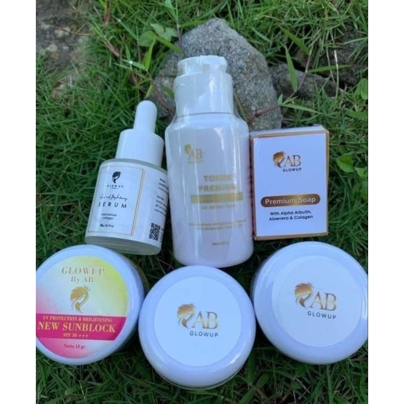 Paket lengakp cream glow up by Ab
